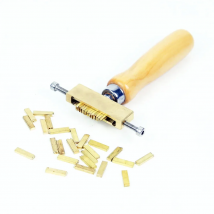 RCIDOS Hand Fire Heat Up Brass Letters Hot Foil Stamping tools,Romantic book side arc stamping foil transfer print coding tools