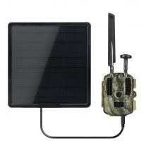 Paquete de energía Solar de gran capacidad de 25000mAh IP66 tipo C Kit de Panel Solar de carga rápida completo para cámara de seguridad de caza de rastreo 4G