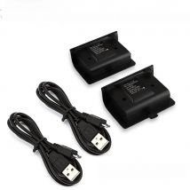 2pcs 2400mAh Rechargeable Battery For XBOX ONE Controller Replacement Bateria for Xbox one Wireless Gamepad Backup Battery Pack