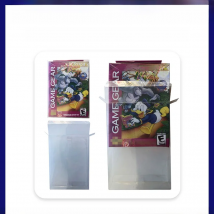 Box Protector For Sega Game Gear Game CIB Custom Made Spare Clear Plastic Case