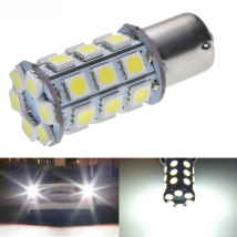 1Pcs 6V 6 Volt 1156 BA15S LED Bulb 27 SMD 5050 P21W Backup Reverse Lamp DRL Turn Signal Light For Classic Car Motorbike 6000K