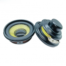 2pcs 4 Ohms 5W 52mm Round 16 Core Dual Neodymium Magnetic Waterproof Speaker 2 inch Yellow Glassfiber bluetooth Loudspeaker