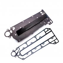6H3-41111-01-1S INNER COVER, EXHAUST + 6H3-41112-A0 GASKET For Yamaha 2 Stroke Outboard Engine Motor 60HP 70HP