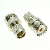 Connector Mini UHF MINIUHF Male To UHF Female PL259 SO239 KENWOOD Antenna TO Motorola RF Adapter