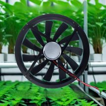 250mm 12V 1200RPM Industrial Cooling Fan Dual Ball Bearing 40dBA Molex for Server Racks/Mining Rigs/EV Chargers、Telecom Cabinet