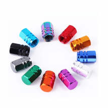 New Style Car Wheel Tire Valve Caps Tyre Rim Stem Covers With Rubber Seal Airdust Waterproof For Auto Motorcycles Trucks Bikes