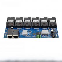 Gigabit Ethernet Switch 6*1000M Fiber optical switch 2*1000M RJ45 UTP 6F2E SC media Converter 6SC 2RJ45