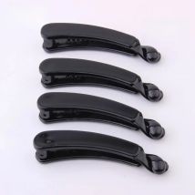 Brand French Banana Hair Clip Black Plastic Ponytail Holder Hair Pin for Lady Hairdress Beauty Tool Simple Hair Clips 2020