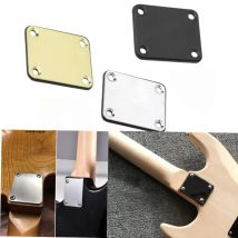 Miwayer 1 Set Electric Guitar Neck Plate /Joint Plates Joint Reinforce Board w/4 Screws for Replacement Electric Guitar Part