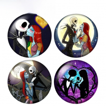 Disney The Nightmare Before Christmas Jack 12mm/20mm/25mm Round photo glass cabochon flat back