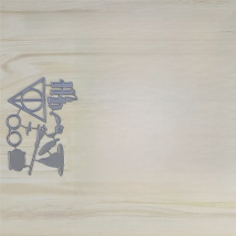 Irregular Broom Letter Hat Metal Cut Dies Stencils for Scrapbooking Stamp/Photo Album Decorative Embossing DIY Paper Cards