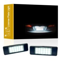 LED Number Plate Lamp For Peugeot 106 1007 207CC 307 308 3008 406 407 508 607 806 807 Expert White License Plate Light Assembly