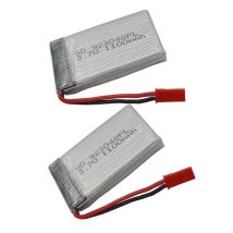 2pcs 3.7V 1100mAh 4.07Wh 25C Rechargeable Polymer Li Battery 923048 JST Connector For Syma X5SW X5C-1 X8tw Part Drone Helicopter