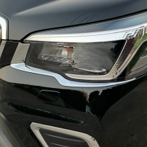 Chrome Head Light Headlight Trims Eyebrow Cover Accessories For Subaru Forester SK 2019 2020 2021