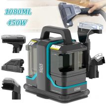 Nass- und Trockensauger, 15 kPa, tragbarer kabelgebundener Sofa-Teppichreiniger, Stoff-Doppelbürstenkopf, Flecken- und Stoffreinigungsmaschine