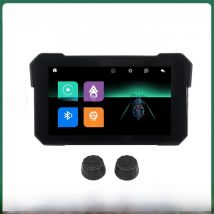 5 inch motorcycle screen wireless CarPlay Android Auto GPS navigation multimedia player IPX7 waterproof screen Bluetooth