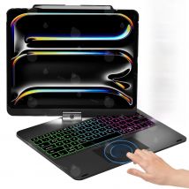 Magic Keyboard For iPad 10th Gen 11th A16 Air 11 13 M2 M3 Air 5 4 iPad Pro 11 12.9 2018-2022 13 M4 360° Tablet Smart Cover Folio