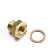 EPMAN Pressure Temp Gauge Sender Adapter 1/8" NPT To M14x1.5 Or M16x1.5 Male With A Crush Washer EPCGQ204/EPCGQ211