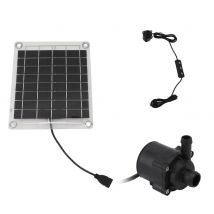 12V 10W Solar Water Pump Garden Decoration Mini Water Sprinkler Sprayer with Adjustment Switch Fountain Panel Pump Kits for Pond