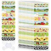 20/50pcs FARM ANIMALS Band Aid Wound Dressing Patch Plaster Wound Patch Finger Skin Dressing Strips Tape Adhesive Bandages