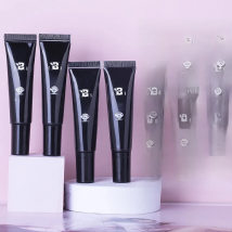 BOZLIN 2 in 1 Super Diamond Gel For DIY Nail Art Crystal Jewelry Decoration Rhinestones Top Coat Nail Gel Polish Strong Adhesive