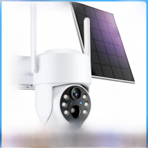 WiFi PTZ Camera Outdoor Wireless Solar IP Camera 4MP HD Built-in Battery Video Surveillance Camera Long Time Standby iCsee APP