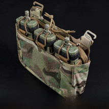 G-hook DOPE Front Flap Double Stack Abdominal Fanny Pack Triple Magazine Insert Kangroo Pouch For FCPC FCSK Plate Carrier Vest