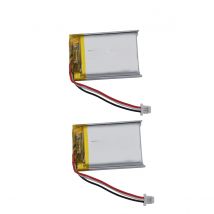 2pcs 3.7v 470mah 1.74Wh Li-polymer Li Lithium Battery 582535 JST 3pin 1.0mm Plug Thermistor 3-wires For GPS Car Camera Dashcam