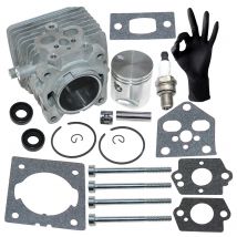 Cylinder Piston Kit Gaskets For Stihl  BG86 BG86C BR200 SH86 SH86C SR200 BG56 BG56C SH56 SH56C Blower 42410201203,42410201204