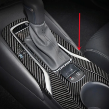 Carbon Fiber Car Interior Cup Holder Panel Gear Shift Panel Cover Trim Decal Sticker For Toyota Corolla 19 Car Inner Accessories