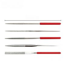 MILE 5pcs 100mm Diamond Needle File Mini Rasp Wood Carving Metal Hand File Set Microtech Hobby Hand Needle