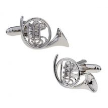 Tuba Cuff Links For Men Musical Instruments Design Quality Brass Material Silver Color Cufflinks Wholesale&retail