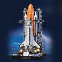 JAKI-8513 Space rocket Space shuttle to explore the moon Space rocket build model adult children's building blocks toy