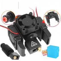 3DSWAY 3D Printer Part e3d V6 Hotend Kit All Metal Volcano Nozzle HotEnd Bowden Direct J-head 12V/24V Cooling Fan Bracket 1.75mm