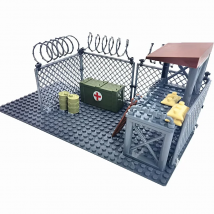 New Military Weapons Base WW2 Blocks Toys for Boys Birthday Gift Compatible Army Creative Building Bricks MOC Construction Toys