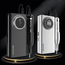 YOKE FELLOW Electric Nail Drill Machine 35000 RPM Rechargeable Manicure Nail Drill Pen Apparatus For Manicure Nail Gel Polisher