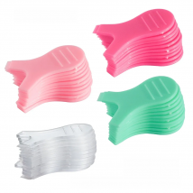 10pcs Eyelash Extension Y-shaped Brush Hot Eyelashes Silicone Mini Y Shape Comb For Grafted Lashes Cleaning Makeup Tools