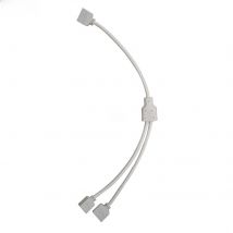 6Pin RGBCCT Splitter Connector 1 to 2, 1 to 3, 1 to 4 Female Extension Wire Cable for RGB+CCT Led Strip 2.0mm