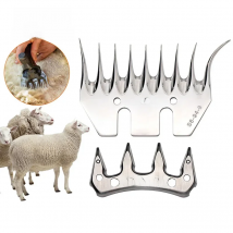 BEIYUAN Sheep/Goats Shearing Clipper Blade Convex Comb Cutter Shearing Clipper 9 Tooth Blade For Sheep Clipper Shears Scissorsd