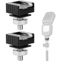 Camera Accessories U Type 1/4" SC-6 Hot Shoe Cold Shoe Mount Adapter for Canon/Nikon/Sony Flash Light Stand