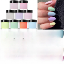 NICOLE DIARY Color Dipping Nail Powder Natural Dry No Lamp Cure Art Decoration Pigment Dust Gel Glitter French Acrylic Nail DIY