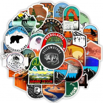 10/30/50pcs National Park Stickers Laptop Bicycle Guitar Skateboard Sticker Kid DIY Graffiti Waterproof Stickers Toy