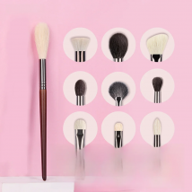 BETHY BEAUTY 1 PC Goat Hair Highlight Brush Blusher Blender Makeup Brushes Powder Blending Soft Make Up Tools for Face Cheek