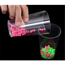 Color Bead Separation (with Cup) Magic Tricks Close Up Street Gimmick Prop Accessories Funny Two Tumblers Beads Separate Magie
