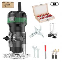 800 W 6 Geschwindigkeit Elektrische Trimmen Maschine 33000 rpm Holzbearbeitung Fräsen Gravur Hand Holz Rand Router Trimmer Hause DIY power Tools