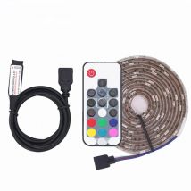 [DENGSUM]USB LED Strip lamp 2835SMD DC5V Flexible LED light Tape Ribbon 1M 2M 3M 4M 5M HDTV TV Desktop Screen  Bias lighting