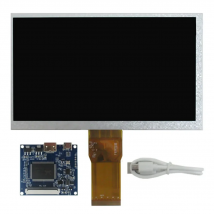 7 Inch 1024*600 Screen Display LCD Monitor Driver Control Board Mini HDMI-Compatible For Lattepanda,Raspberry Pi Banana Pi PC