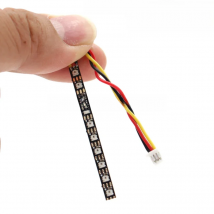 3.5mm de ancho WS2812 Placa de tira flexible Chip 5V con 10 2020 LED RGB IC incorporado 50mm de longitud para carreras Whoop FPV