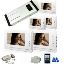 2~5 Units Apartment Video Door Phone Camera Intercom IR Night Vision Doorbell for Video intercom