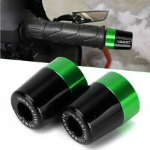 7/8" 22 MM Universal Motorcycle Handle Bar End Handlebar Grips Ends Sliders Cap Plug For Z1000SX Z 1000 1000SX SX Green